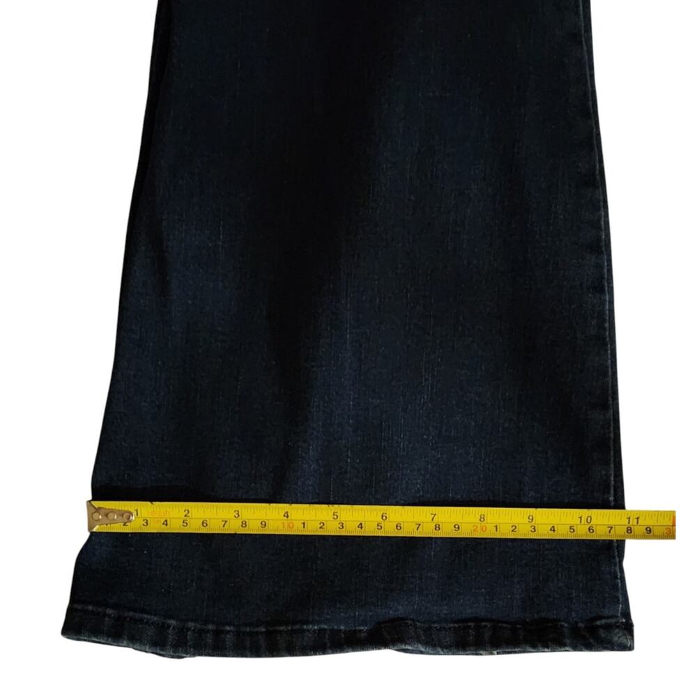 Free People We The Free Flared Jeans Pull On Blue Denim Stretch Women's Size 31 - Picture 13 of 15